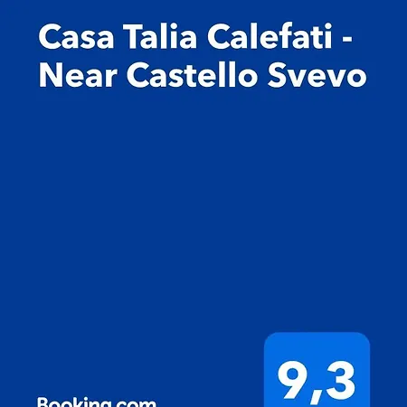 Apartmán Casa Talia Calefati - Near Castello Svevo *